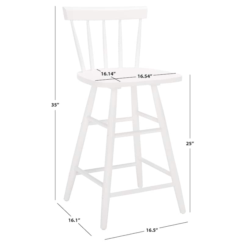 SAFAVIEH Wijnanda 25-inch Counter Stool - 17 In. W x 17 In. D x 36 In. H - 17Wx17Dx36H