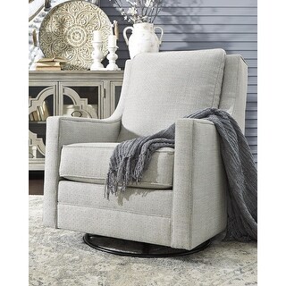 Kambria Contemporary Swivel Glider Accent Chair
