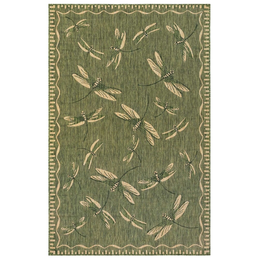 Liora Manne Carmel Dragonfly Indoor/Outdoor Rug