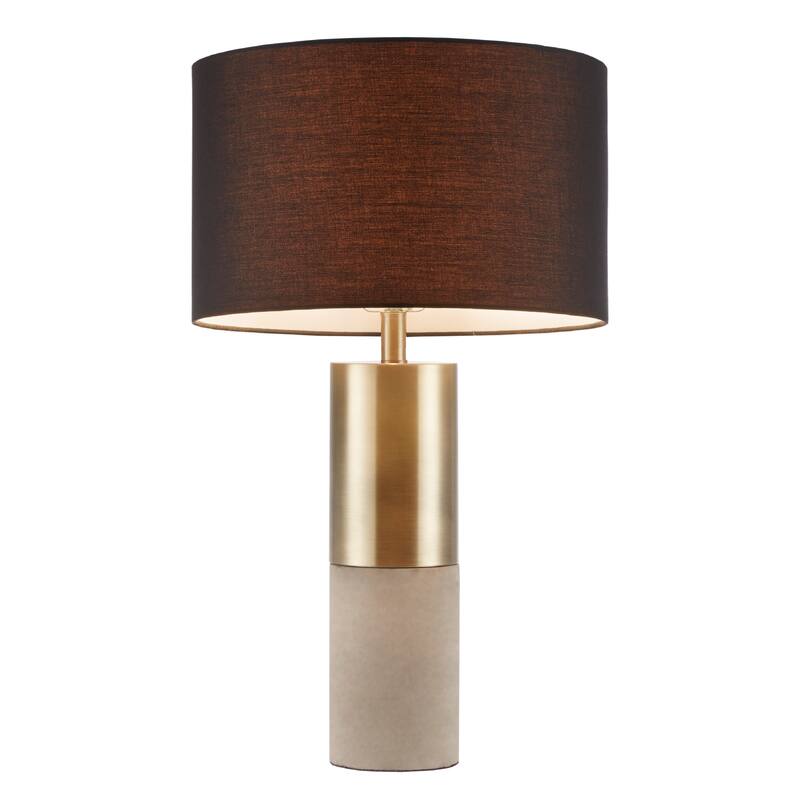 INK+IVY Fulton Metal and Concrete Table Lamp