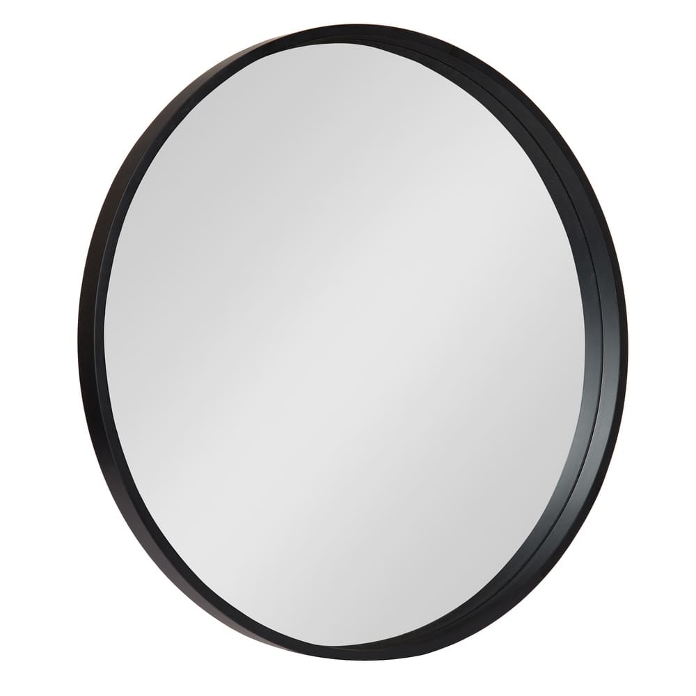 Kate and Laurel Travis 25.6" Round Accent Wall Mirror