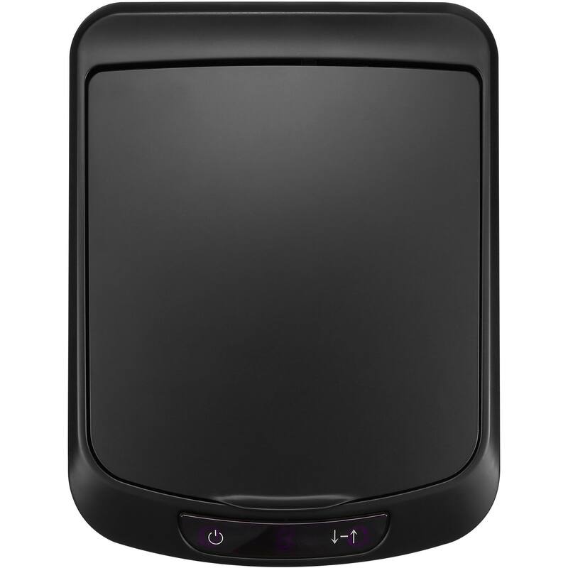 Hanover 9-Liter / 2.3-Gallon Trash Can with Sensor Lid in Black
