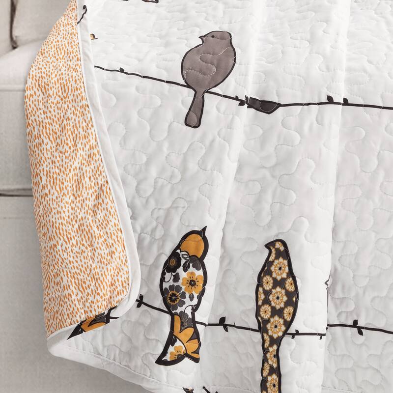 Lush Decor Rowley Birds Throw Blanket