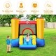 preview thumbnail 6 of 9, Costway Inflatable Bouncer Kids Slide Bounce House for Indoor Outdoor - 6.5ft (L) X 8.3ft (D) X 5.2ft (H)