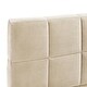 preview thumbnail 9 of 7, Beige Upholstered Sofa Bed Frame Full Size Daybed, Wood Slat Support