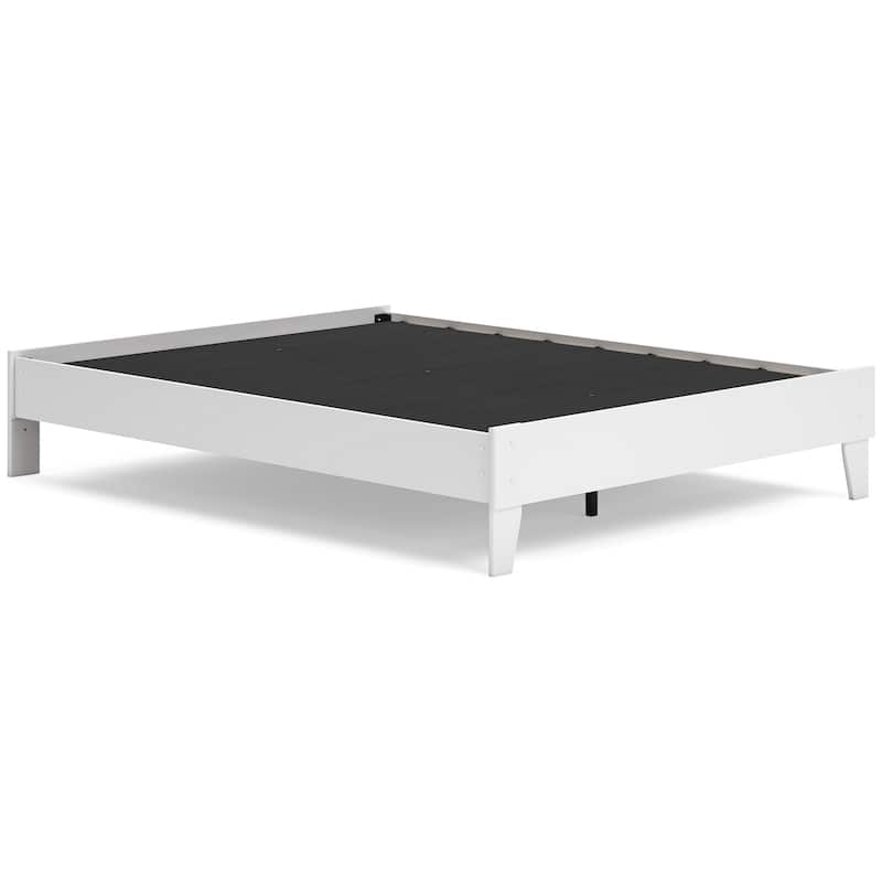 Signature Design by Ashley Socalle Platform Bed - White - Queen