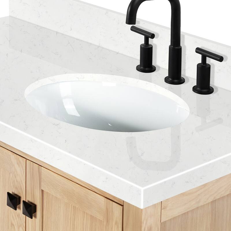 Ariel A042SRCQOVO Cambridge 43" Free Standing Single Basin Vanity Set