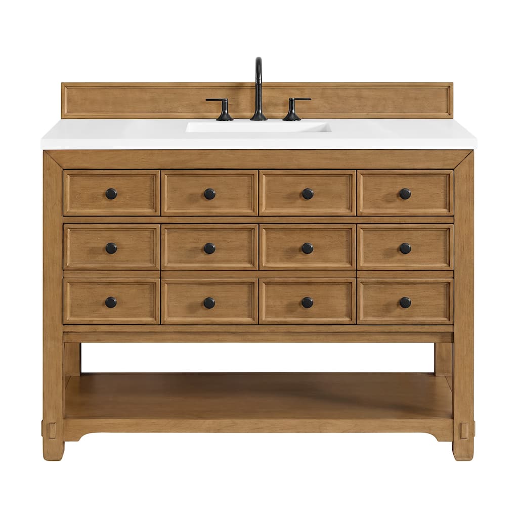 James Martin Vanities 505-V48-3WZ Malibu 48" Free Standing Single