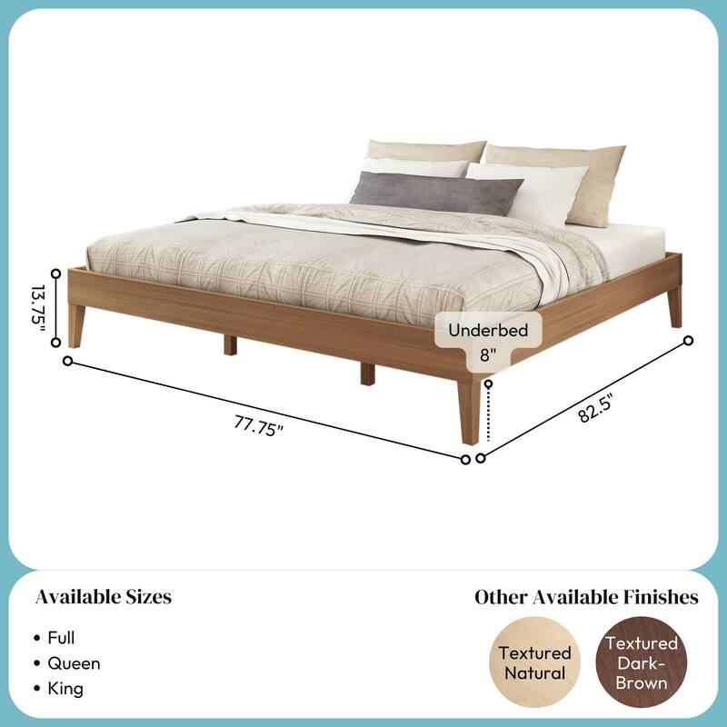 Now Furniture King Platform Bed