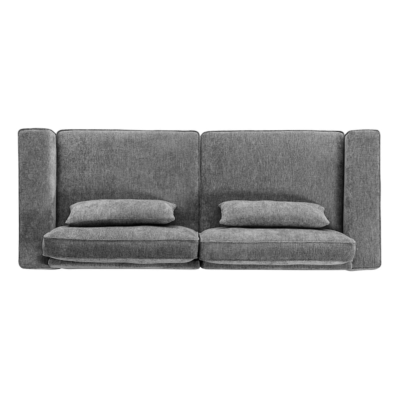 Montague Cozy Duo Upholstered 3-Seat Loveseat Sofa  by Christopher Knight Home