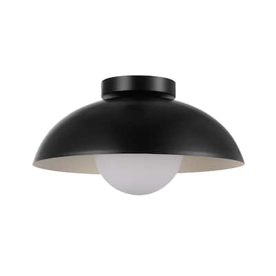 Globe Electric 91005469 Selma 13" Wide Semi-Flush Ceiling Fixture