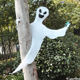Halloween Bendable Tree Wrap Ghost Decoration