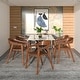 preview thumbnail 19 of 53, Rivo Mid-Century Modern Solid Oak Wood Accent Dining Chair with Open Back for Dining Room, Living Room and Kitchen