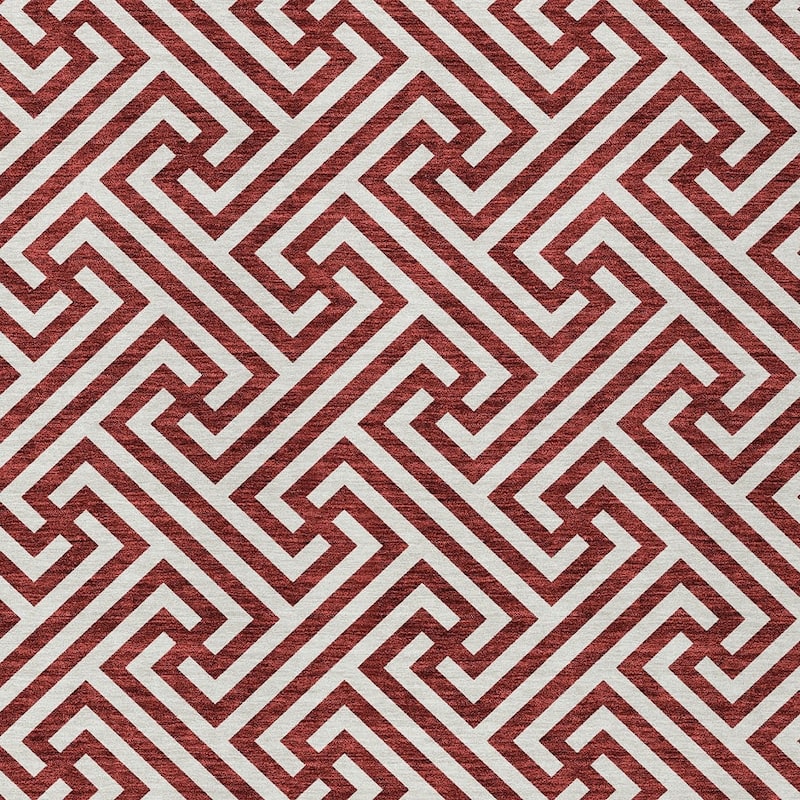 HomeRoots Geometric Transitional Rectangle Outdoor Rug