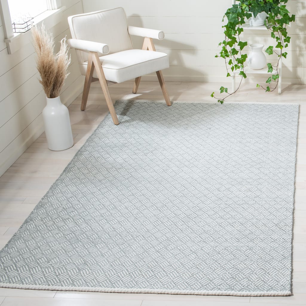 SAFAVIEH, Handmade Boston Yuumi Coastal Cotton Rug
