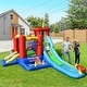 preview thumbnail 3 of 8, Gymax Kids Inflatable Bounce House Castle 9 in 1 Water Slide Park