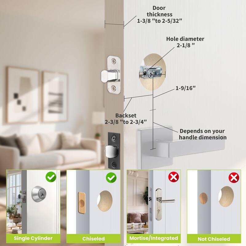 Smart Lock with Auto-Lock, Bluetooth and App Control
