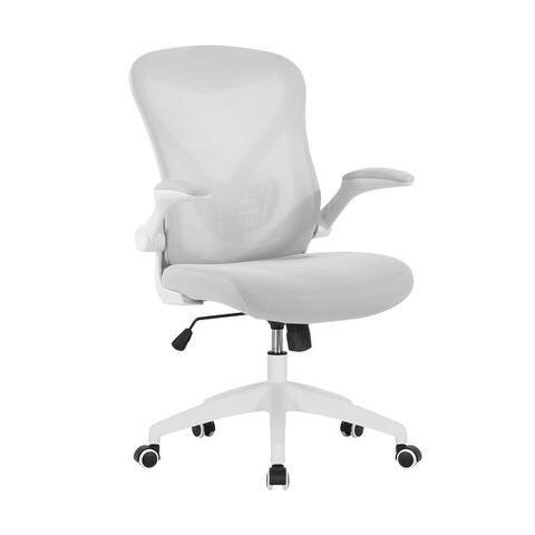 Porthos Home Cole Ergonomic Mesh Office Chair with Nylon Base and Tilt Mechanism