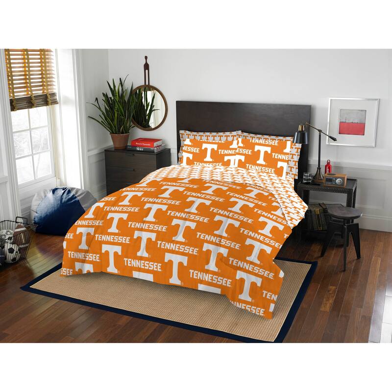 NCAA Rotary 7-piece Queen Bed in a Bag Set