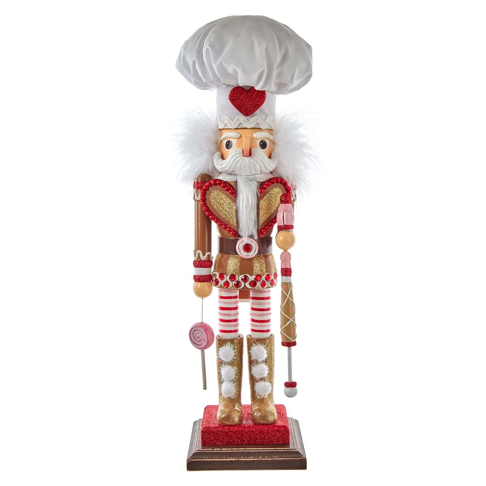 Kurt Adler 18-Inch Hollywood™ Gingerbread Chef Nutcracker - Multicolored