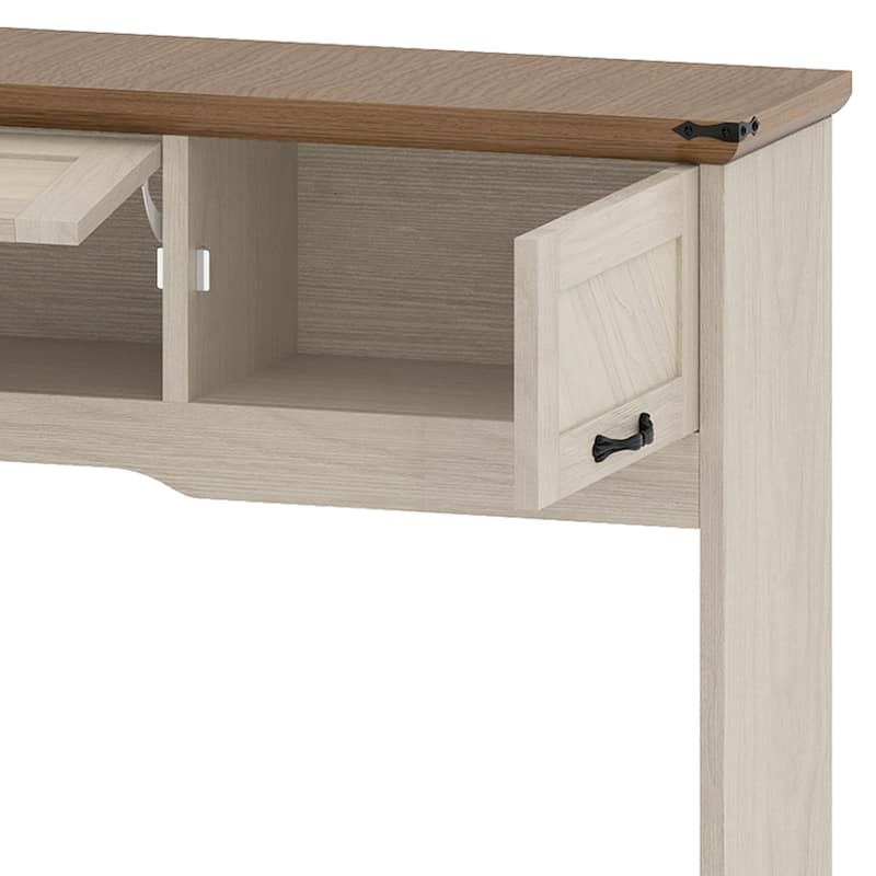 Moasis Vintage TV Stand with Power Outlet for 65" TVs