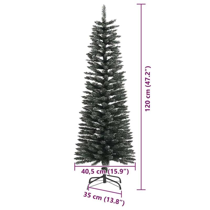 vidaXL Artificial Christmas Tree with Stand Green 40.5 x 40.5 x 120 cm - 40.5 x 40.5 x 120