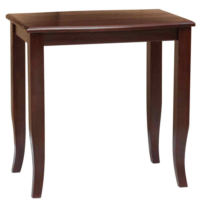 vidaXL Nesting Side Tables 3 pcs Brown Solid Mahogany Wood - 23.62 x 17.72 x 23.82 in