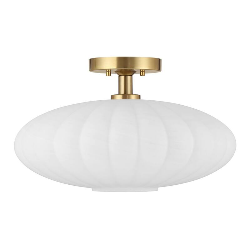 1-Light Ceiling Light By Trade Winds - Natural Brass