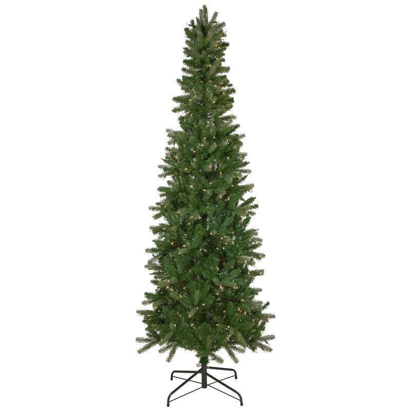7.5' Pre-Lit Wicklow Noble Fir Artificial Christmas Tree, Clear Lights - 7.5 Foot