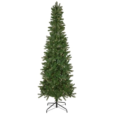 7.5' Pre-Lit Wicklow Noble Fir Artificial Christmas Tree Clear Lights