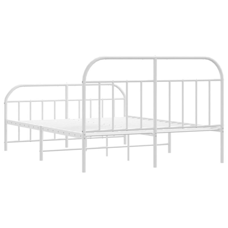 vidaXL 12 Inches Metal Bed Frame No Mattress