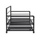 preview thumbnail 12 of 22, Industrial Style Twin Size Daybed with Adjustable Pop Up Trundle and Heavy-Duty Steel Metal Bedframe