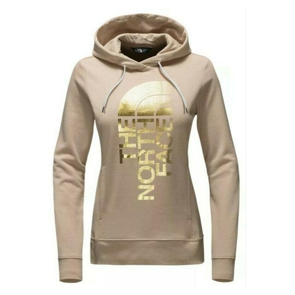 north face gold hoodie