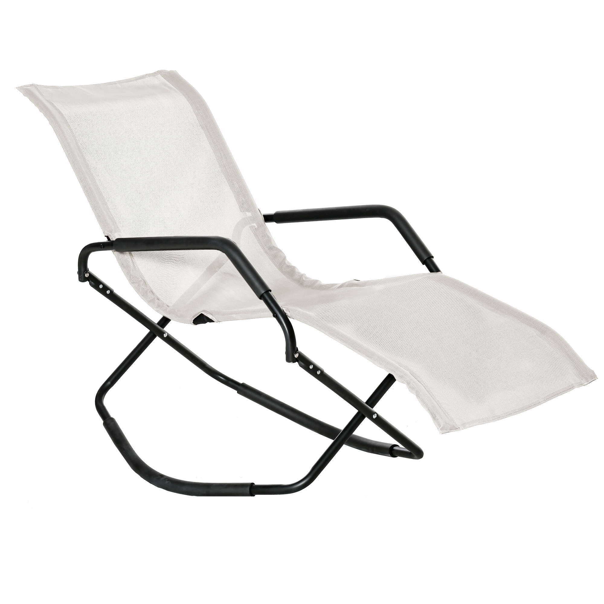 chaise lounge foldable rocking lounger chair