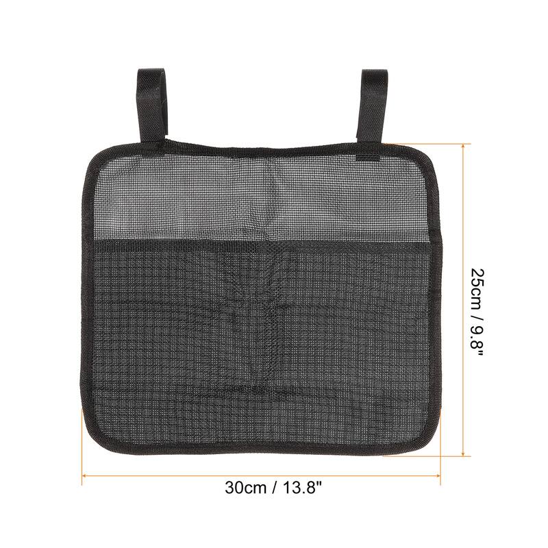 Chair Arm Rest Hanging Pouch, Magazine Waterproof Storage Bag for Camp - Black - Black