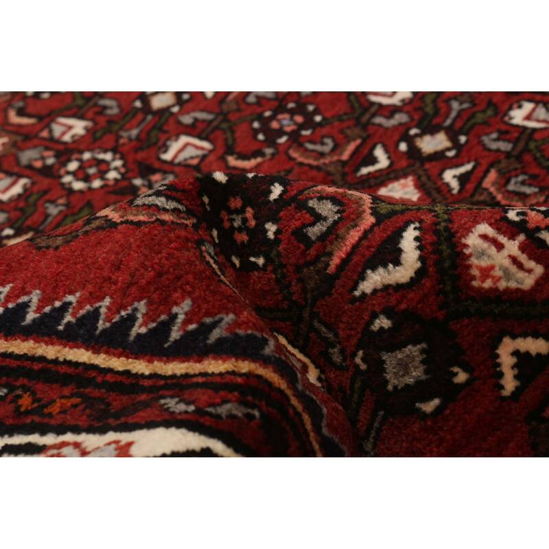 ECARPETGALLERY Hand-knotted Andelz Red Wool Rug - 3'8 x 12'4