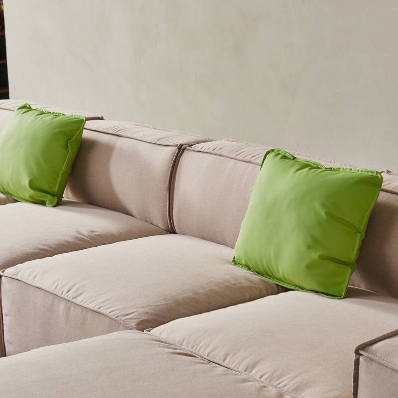 Modular Sofa with Convertible Ottoman Chaise