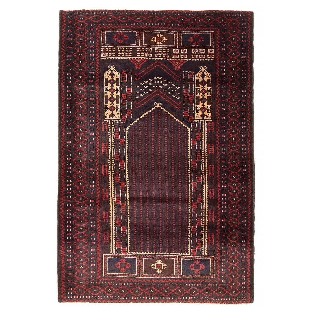 Teimani Brown Rug 2'11" x 4'7" - 2'11 x 4'7