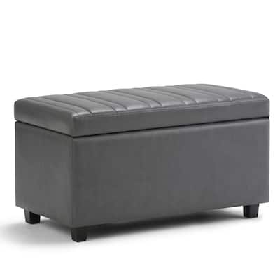 Modern Storage Ottoman Bench for Living Room
