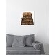 preview thumbnail 7 of 11, Oliver Gal 'sleeping POODLE' Dogs and Puppies Wall Art Print on Premium Canvas - Brown 12 x 12