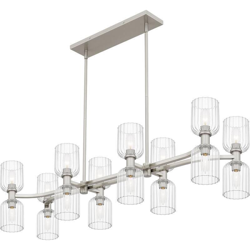 Ramada 16-Light Brushed Nickel Island Light
