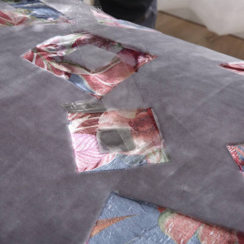 Luxury Heavy Thick Plush Blanket 2 Ply A&B Disign For Winter