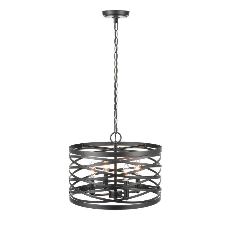929 Lighting 4 Light 12 inch Pendant Fixture in Multiple Finishes