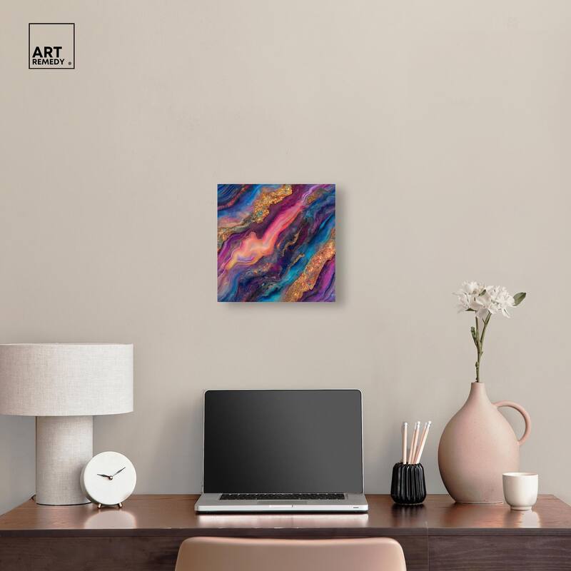 Glittering Spectrum III Canvas by Art Remedy, Gallery Wrapped