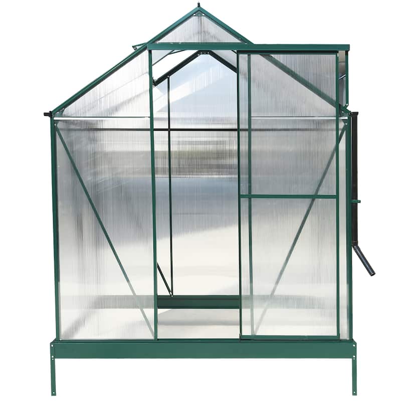 Heavy Duty Outdoor Aluminum Walk-in Green House - Hobby