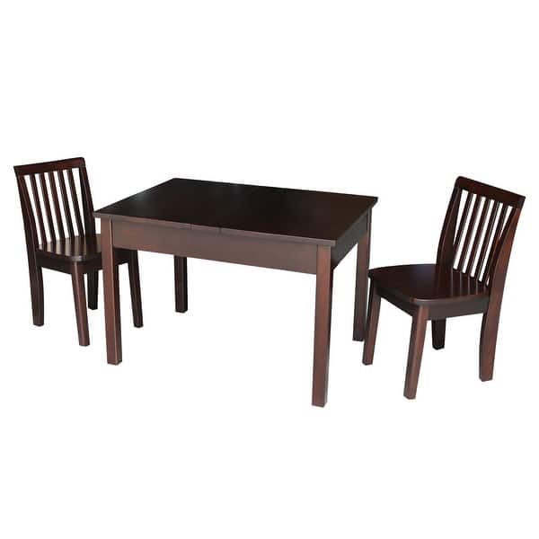 slide 2 of 14, Kids Lift Top Table and Chair Set 3 Piece Set - Mocha