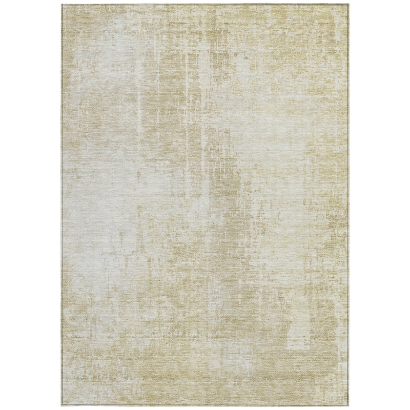 HomeRoots Abstract Transitional Rectangle Outdoor Rug