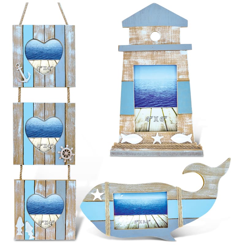 CoTa Global Nautical Photo Frames Collection - 3 Pieces