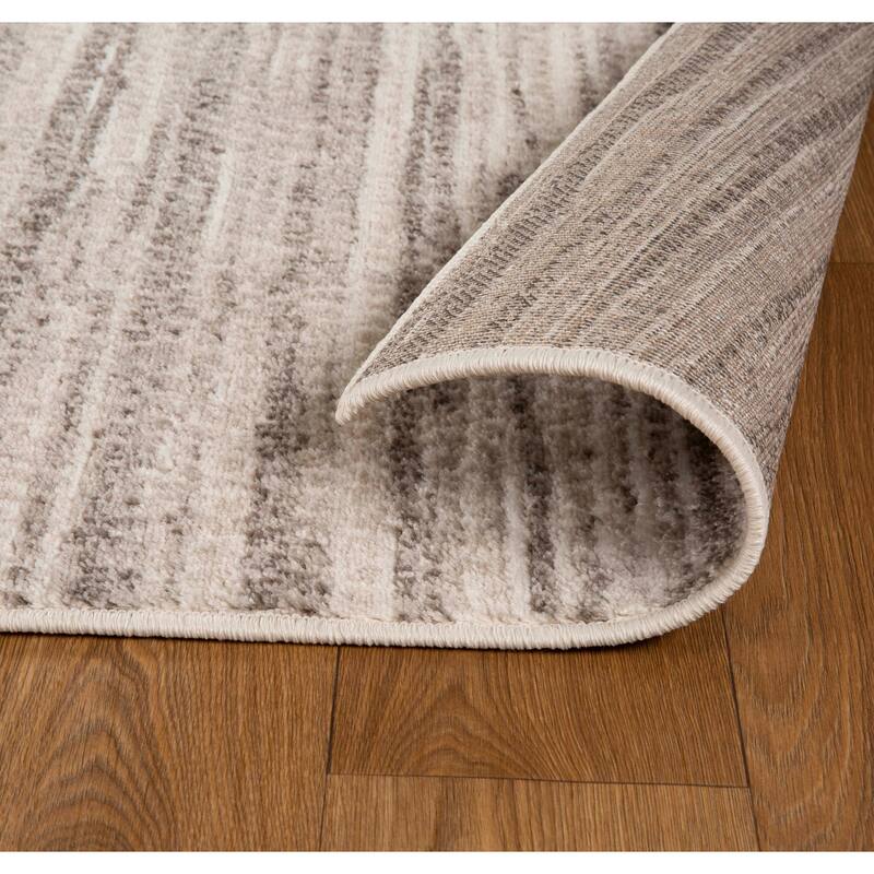 Superior Eclectic Abstract Lines Indoor Area Rug