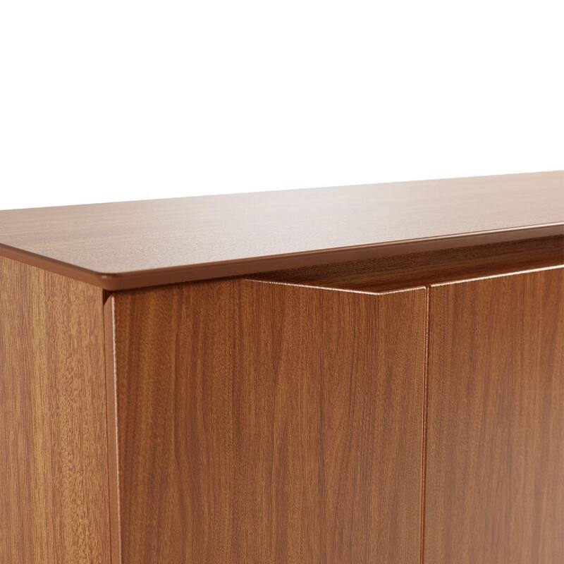Manhattan Comfort Tudor 53.15 Sideboard with 4 Shelves